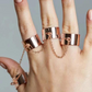 Misha Linked Chain Ring