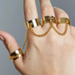 Misha Linked Chain Ring