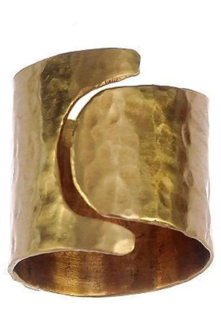 Bagheria-Cute Hammered Pinky Ring-08