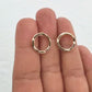 Erco-Organic hammered circle small studs