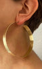 Savona - Gypsy Hammered Hoop Earrings