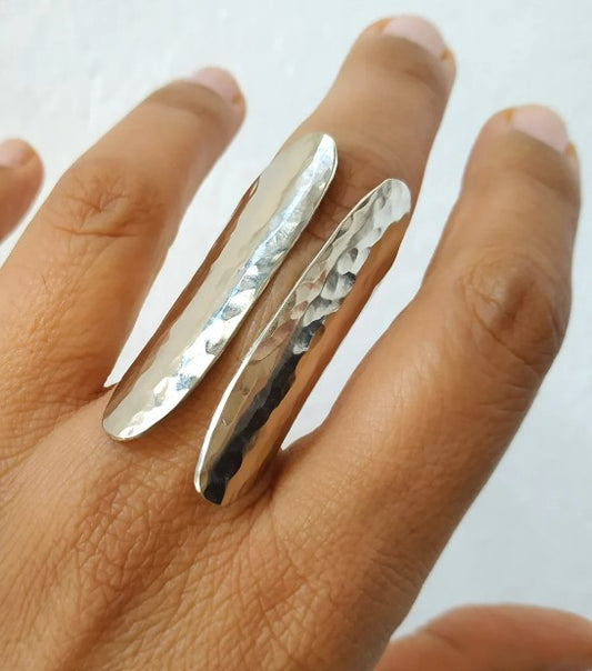 Sanremo -Stylish Hammered Ring-04