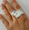 Portici-Cocktail Geometric Glossy Ring-07