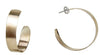 Modena-  Large Organic Hoop Earrings