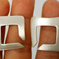 Rovigo-Modern Square Matte Stud Earrings
