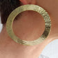 Mazara- Tribal Giant Disc Hoop Earrings