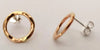 Erco-Organic hammered circle small studs