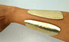 Aversa-Gold extra wide cuff bracelet, armor huge forearm cuff bracelet