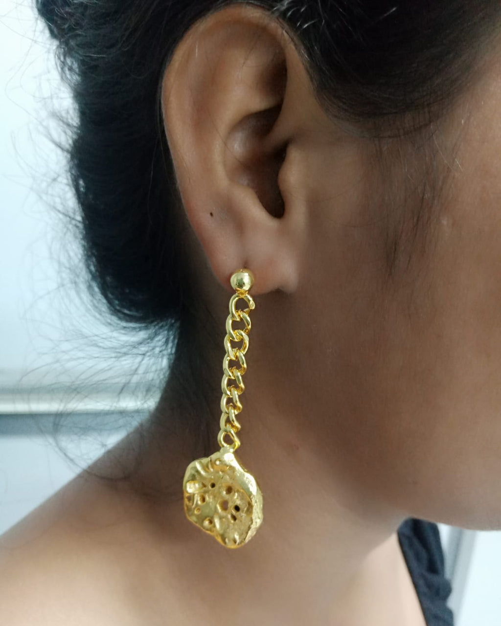 Details more than 246 gold chain earrings design