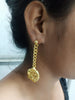 Daric Coin Chain Earrings