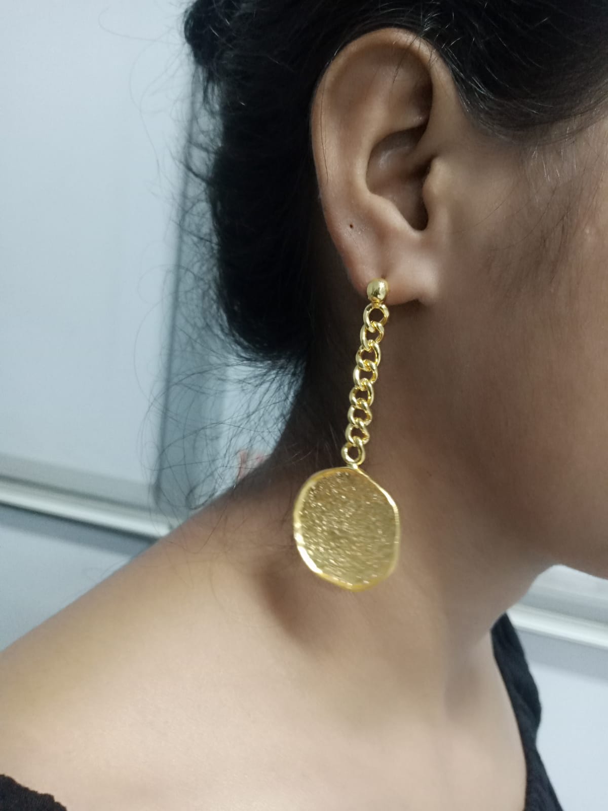 Greek Coin Earrings